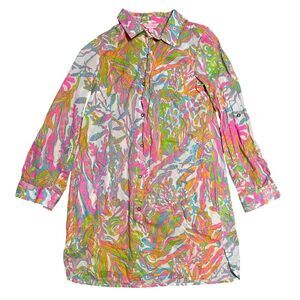Lilly Pulitzer Scuba To‎ Cuba Resort Jupiter Island Tunic Island Mini Dress